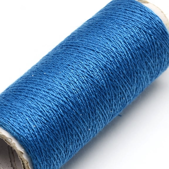 1bag 402 Polyester Sewing Thread Cords for Cloth or Craft Dodger Blue 0.1mm about 120m/roll 10rolls/bag