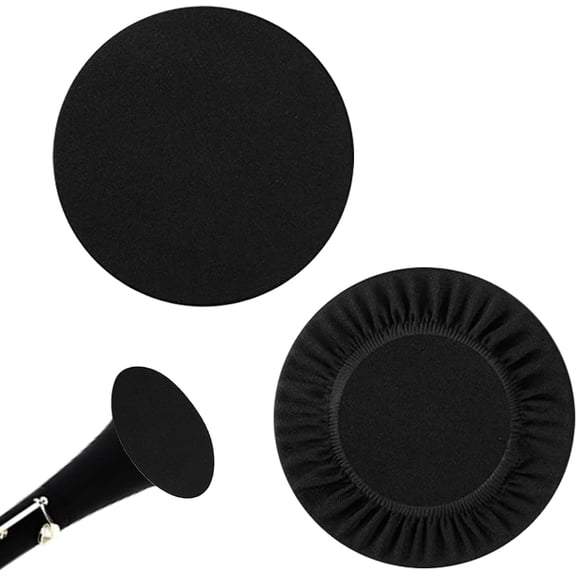1bag Instrument Bell Covers 3.50-3.54" Reusable Thickening Flannelette Trumpet Cover for Brass Instrument Instrument Accessories for Tenor Saxophone