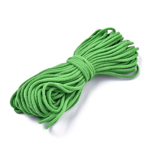 1bag Nylon Elastic Band for Mouth Cover Ear Loop Mouth Cover Elastic Cord Disposable Mouth Cover Material Green 2~3mm 5bundle/bag 10yard/bundle