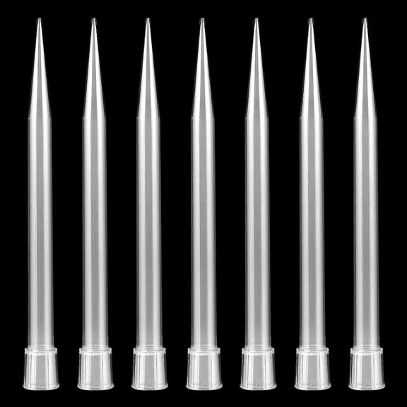 1bag Plastic Lab Pipette Tips Liquid Pipette Nozzle Tip Accessories for Lab Supplies White 148x14mmCapacity: 5ml(0.17fl. oz) 300pcs/bag