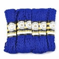 thumbnail image 1 of 1bag Polypropylene Fiber Ribbons Wave Shape Blue 7~8mm 15yard/bundle 6bundles/bag, 1 of 3