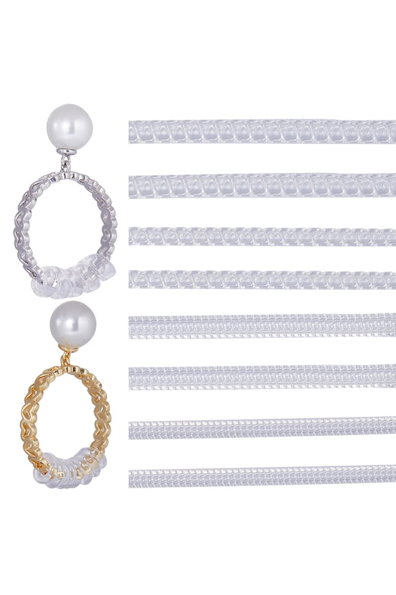 1box 1 box 24pcs Ring Sizers Ring Size Adjuster Ring Spacers Loose Rings Tightener set Plastic Ring Adjusters Invisible Ring Sizer Adjuster Ring Spacer Ring Guards for Women Men Wedding Supplies