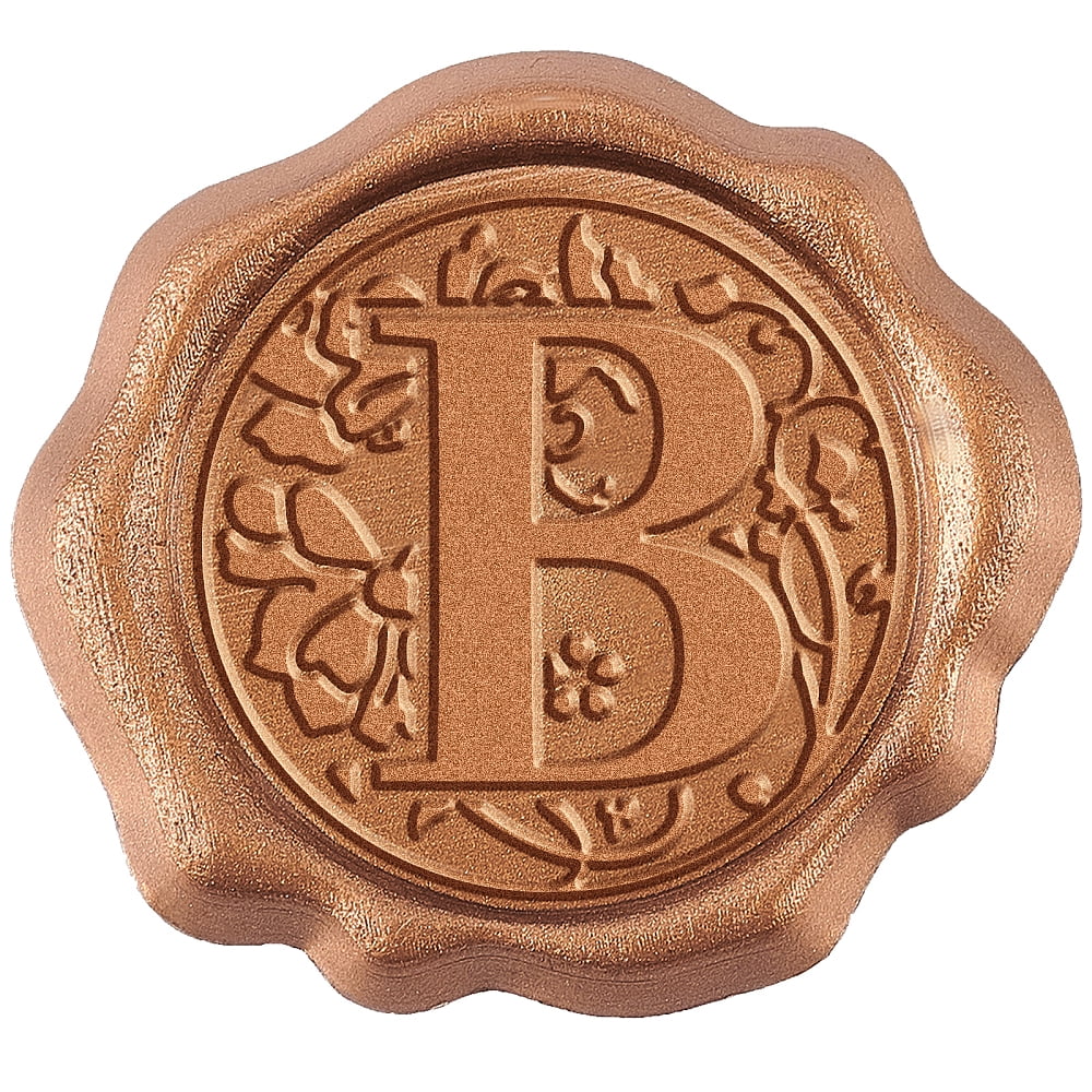 Gold Wax Seal Stickers Alphabet S - 25pcs Handmade 3D Baroque Seals For Wedding Invitations, Cards, & Party Decor