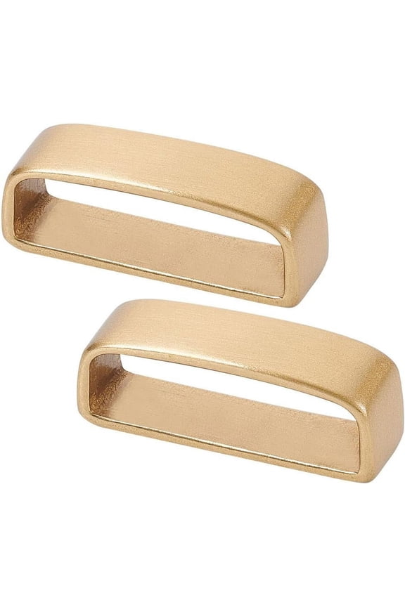 1box 2pcs Belt Loop Keeper Brass Belt Loop replacement (38-40mm) Men's Belt Buckle Accessories for Belt Fixing Jewelry making