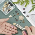 thumbnail image 1 of 1box 30pcs 5 colors Ion Plating(IP) Heart Shape 304 Stainless Steel Stud Earring Findings with Earring Backs for Jewelry Making Mixed color 12x13x1mm Pin: 0.8mm 6pcs/color, 1 of 9