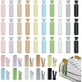 thumbnail image 1 of 1box 40pcs 10 colors Alloy Aglets for Shoelaces Shoelace Tips Head Column Mixed color 21x7mm Hole: 6mm 4pc/color, 1 of 7