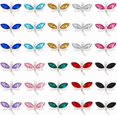 thumbnail image 1 of 1box 40pcs 10 colors Alloy with Acrylic Rhinestone Pendants Silver Dragonfly Mixed color 19x31.5x5.5mm Hole: 2mm 4pcs/color, 1 of 7