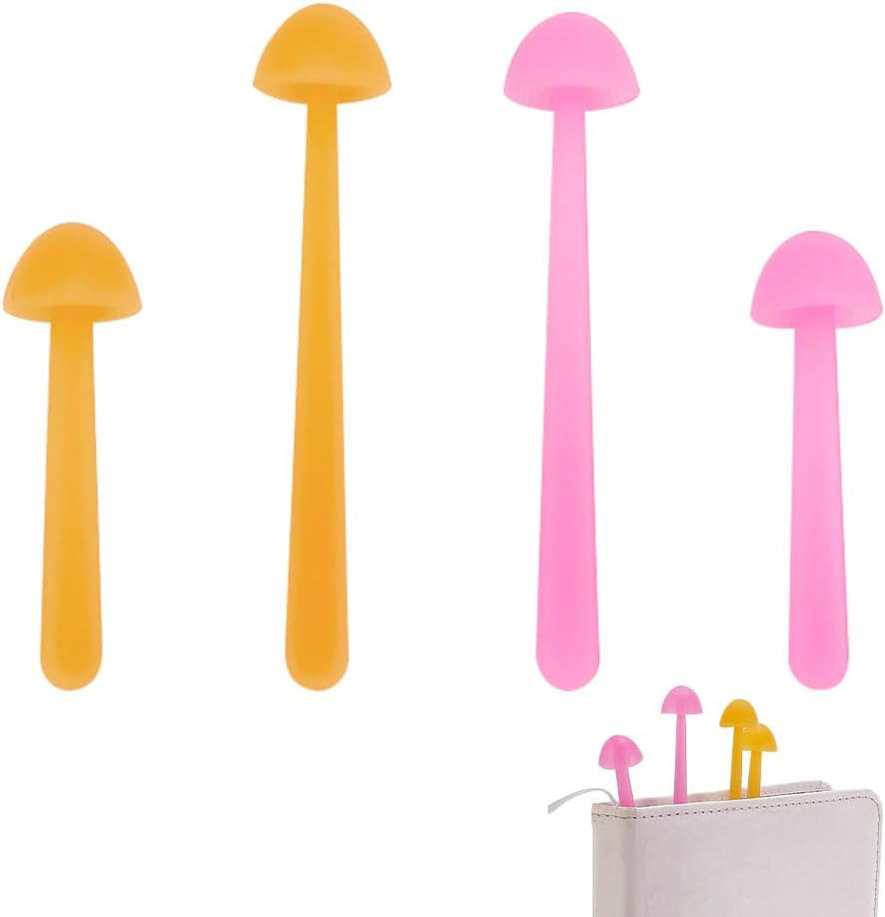 1box 4pcs Mushroom Bookmarks Magic Sprout 2 Sizes & Colors