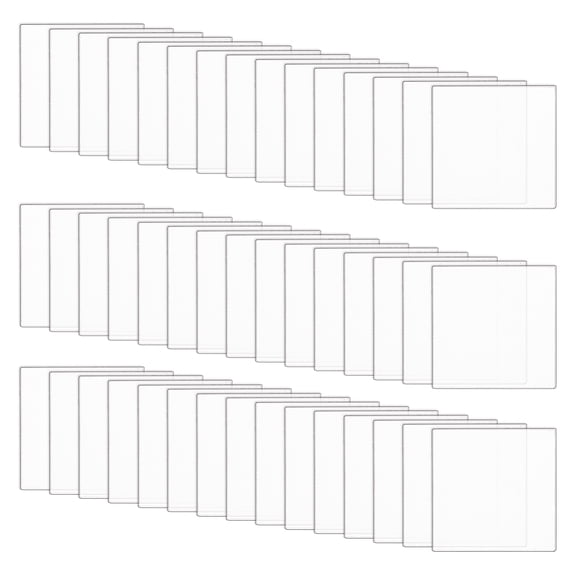 1box 50Pcs Transparent Acrylic Action Figure Display Bases Square Clear Display Base: 2.5x2.5x0.2cm for DIY