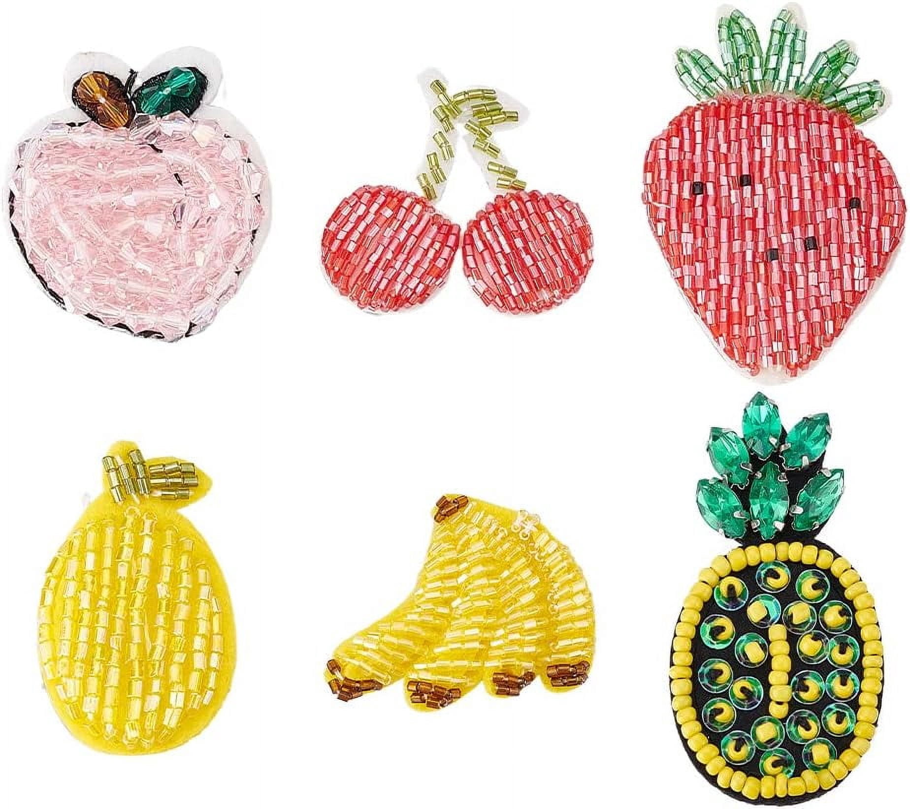 20 Pcs Strawberry Iron On Patches - Red Fruit Appliques For Clothes, Hats, Backpacks DIY Decor
