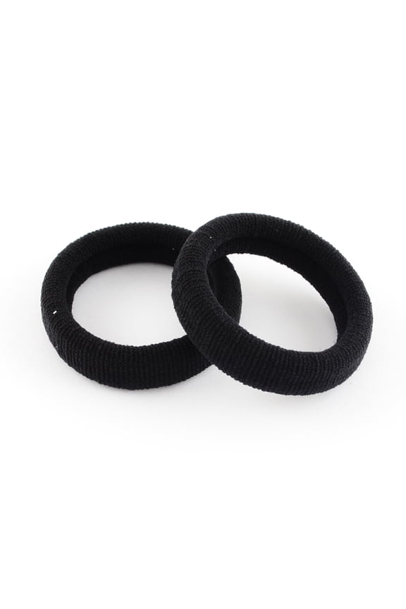 1box Elastic Hair Ties Ponytail Holder Black 30mm 30pcs/box