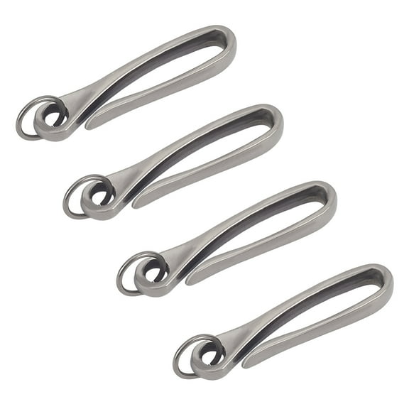 1box Keychain Making Kit Including Zinc Alloy Hook Clasps with Jump Ring Iron Split Key Rings Gunmetal