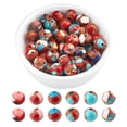 thumbnail image 1 of 1box Shoushan Stone Beads Strands Round 8mm Hole: 1mm about 51pcs/strand 15 inch 1strand/box, 1 of 5