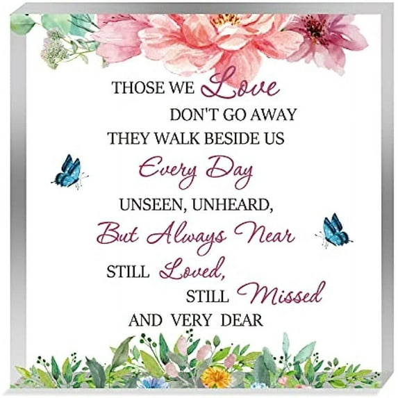 1box Sympathy Gift Remembrance Memorial Gift Those We Love Don't Go Away Bereavement Gifts Loss