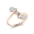 thumbnail image 1 of 1carat Round Cut Diamond Prong Fancy Forever Ladies Engagement Ring Bridal Solid 10K Gold JK I1, 1 of 3