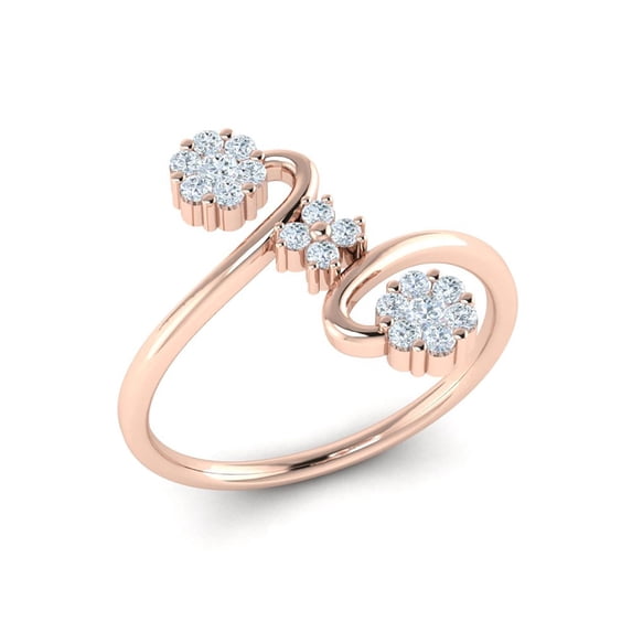 1carat Round Cut Diamond Prong Fancy Forever Ladies Engagement Ring Bridal Solid 10K Gold JK I1