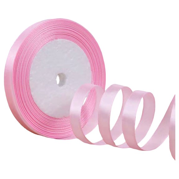 1cm Satin Ribbon Colored Design Childrens Hair Braided Band Premium Gift Wrapping and Craft Decoration