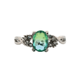 thumbnail image 1 of 1ct Oval Blue & Green Tourmaline & Topaz Silver Ring, Size 8 1OBGTTSRS8, 1 of 6
