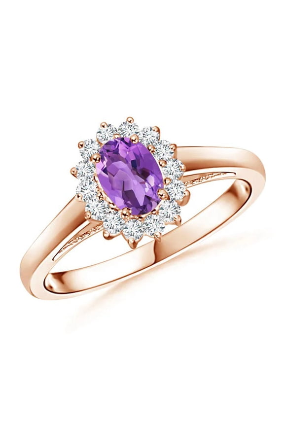 1ct Oval Cut Purple Amethyst Topaz Solitaire Ring 925 Sterling Silver Valentine Day Sale Jewelry Size:- 9