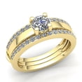 thumbnail image 1 of 1ct Round Not Enhanced Ladies Bridal Solitaire Anniversary Engagement Ring Solid 14K Rose, White or Yellow Gold GH SI2, 1 of 3