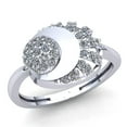 thumbnail image 1 of 1ct Round Not Enhanced Ladies Vintage Fancy Engagement Anniversary Ring Solid 14K Rose, White or Yellow Gold GH I1, 1 of 3