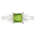 thumbnail image 1 of Solitaire Engagement Ring for Women - 1ct Natural Peridot in 14K Yellow Gold Promise Ring, 1 of 8