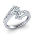 thumbnail image 1 of 1ctw Round Cut Diamond Prong Women's Fancy Engagement Bridal Ring Solid 18K Gold FG VS2, 1 of 3