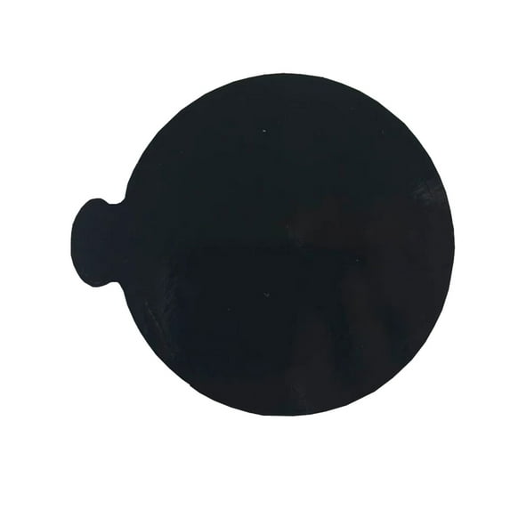 1dingdeals 600 Black Round Cake Slice Board 3.5 Inch