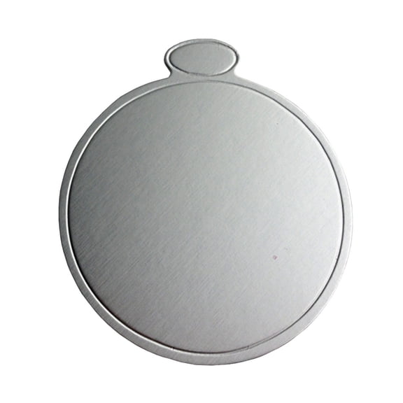 1dingdeals 600 Silver Round Cake Slice Board 3.5 Inch