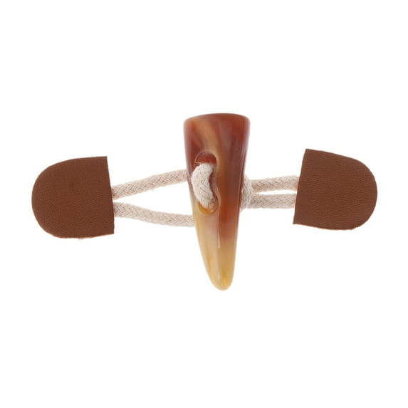 1eatherHorn Toggle Closure Buttons Coat for Jacket Duffle Clothes Sewing DIY Ap