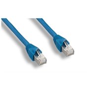1ft Cat6 UTP 550MHz Copper Patch Cable Category 6 Unshielded Twisted Pair Snagless Network Internet Cord Molded Boots Blue