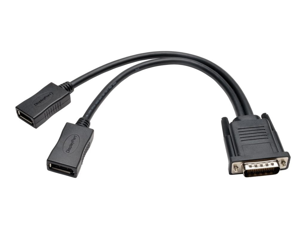 1ft DMS-59 to Dual DisplayPort Splitter Y Cable M/Fx2 P576001DP