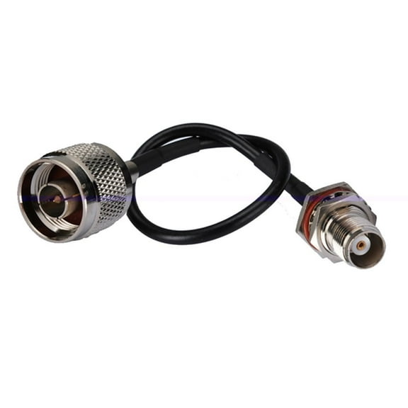 1ft Rf Connector N Male to Tnc Female Nut O-ring Straight Assembly Extension Coaxial Cable Rg174 30cm for Wireless Antenna