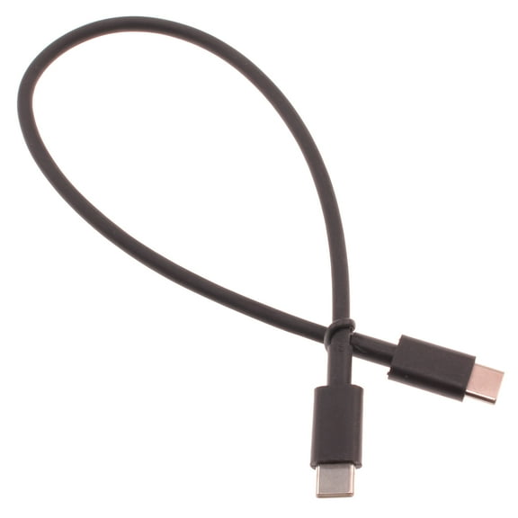 1ft Short USB-C Cable PD Fast Charge for Samsung Galaxy A15 5G/A24/A25 5G/A34 5G/A35 5G/A54 5G/A55 5G - Cord Power Wire Type-C to Type-C Sync Black