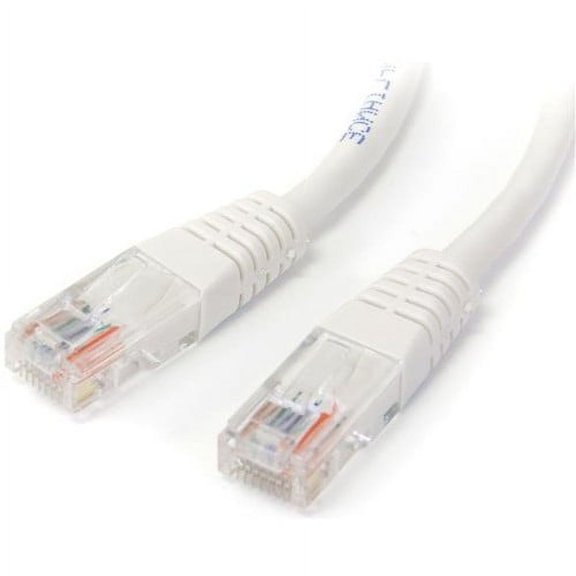 1ft White Molded Cat5e UTP Patch Cable