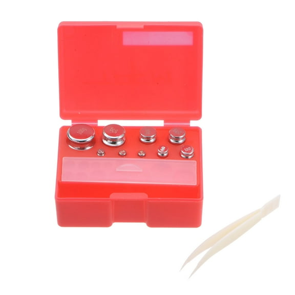 1g-100g Calibration Weight Set M1 Precision Stainless Steel for Digital Balance Scales, 9 Packs