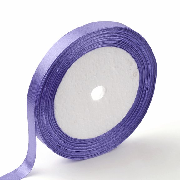 1group Single Face Satin Ribbon Polyester Ribbon Breast Cancer Pink Awareness Ribbon Making Materials Medium Slate Blue 3/8 inch about 25yards/roll 10rolls/group 250yards/group