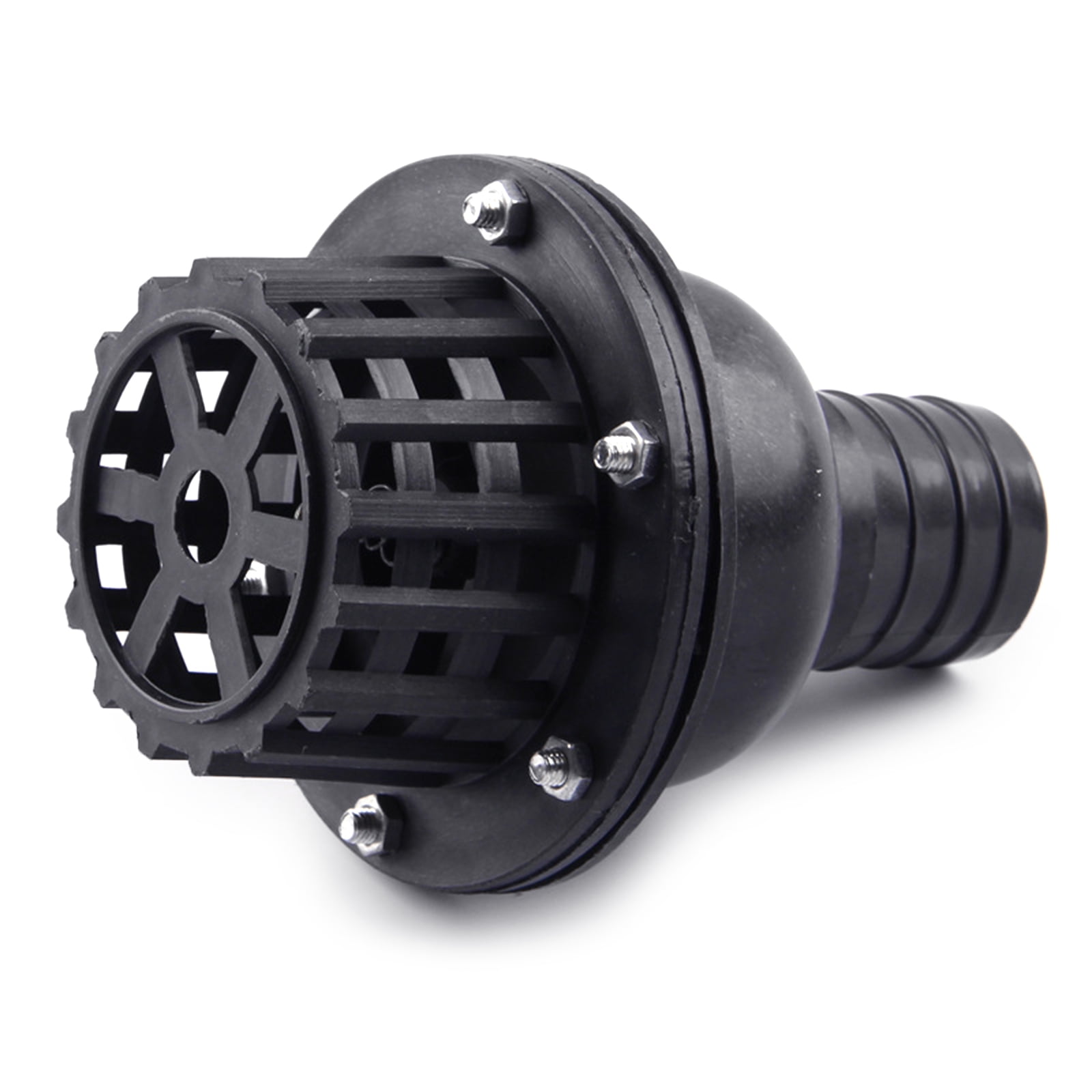 1in/1.5in/2in/2.5in/3in/4in Water Pumps Foot Valves for Fluid Machine Low Pressure Flat Check Valves Foot Valves Black