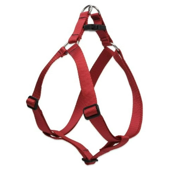 1in Red 24-38 Step In Dog Harness