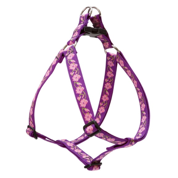 LupinePet Originals 1" Rose Garden 24-38" Step In Harness for Large Dogs