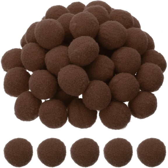 1inch Pom Poms for Crafts, 200pcs Small Pompoms for Crafts Mini Puff Balls Bulk High Elasticity Fuzzy Balls for Hats Christmas Art DIY