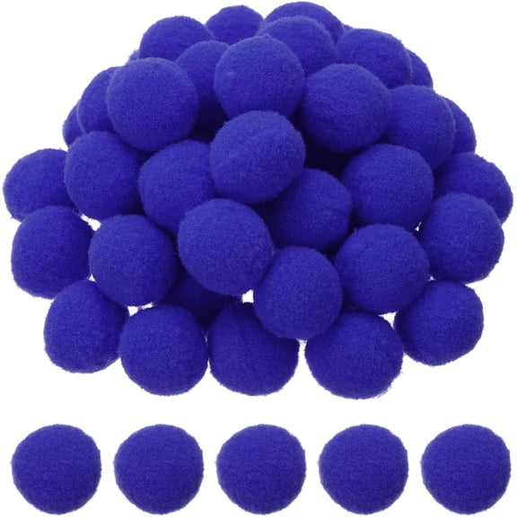 1inch Pom Poms for Crafts, 200pcs Small Pompoms for Crafts Mini Puff Balls Bulk High Elasticity Fuzzy Balls for Hats Christmas Art DIY
