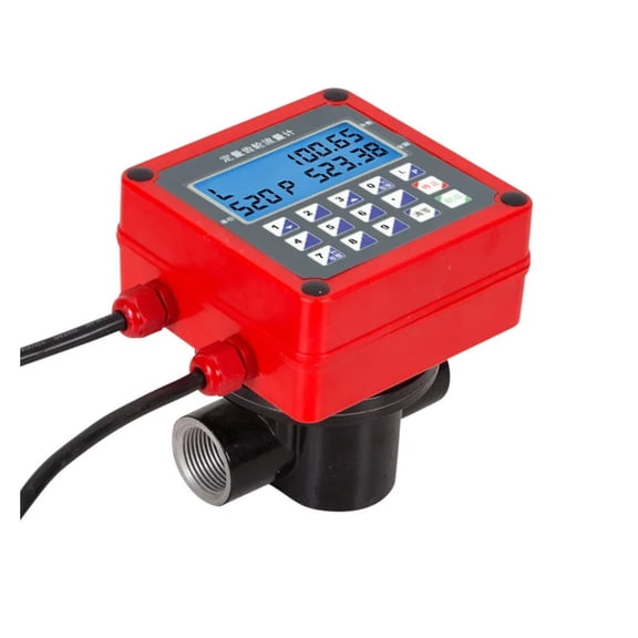 1inch Quantitative Oval Gear Flow Meter OGM DN25 High Precision Electronic Fuel Diesel Gasoline Urea Flowmeter Flow Control ,Durable Brass Construction