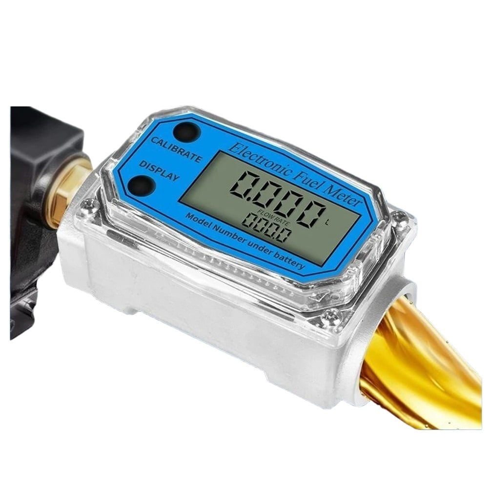 1inch Turbine Flow Meter High Accuracy Electronic Flowmeter LCD Display ...
