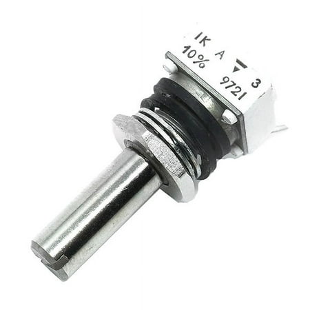 1k Ohm +/-`10% Linear Taper Potentiometer 1/4" Shaft Diameter with Hardware