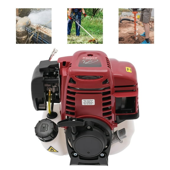 1kW 37.7cc Pull Start Gas Engine Motor Power 4 Stroke Air-cooled Single-cylinder Drive Engine