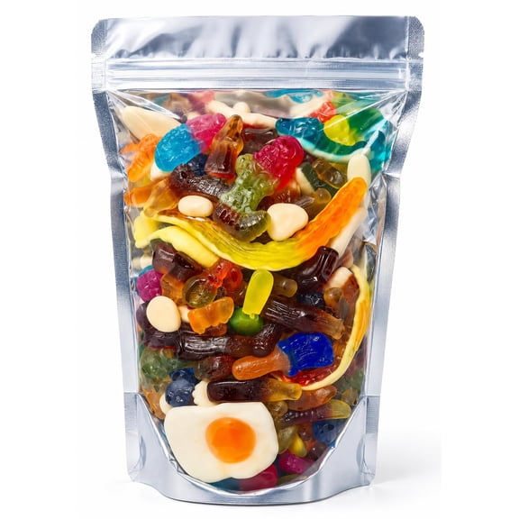 1kg Jelly Sweets Pick and mix Gummy Fruity Retro Sweet Resealable Large Share Bag Candybae Fresh Tasty Gift