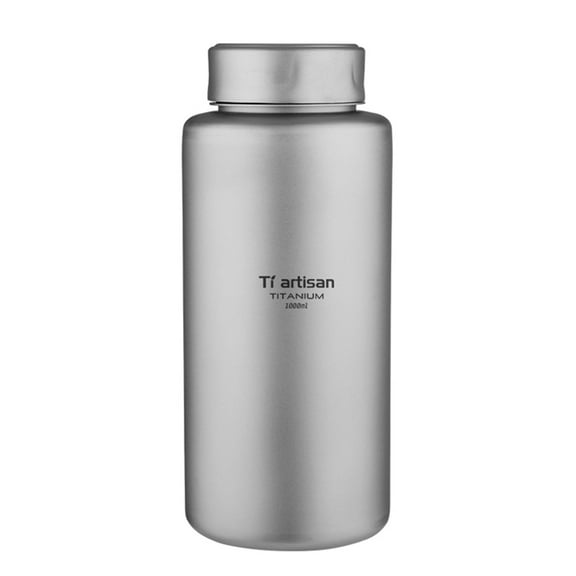 1l Titanium Water Bottle Outdoor Camping Leakproof Tea Coffee Drinking Mug