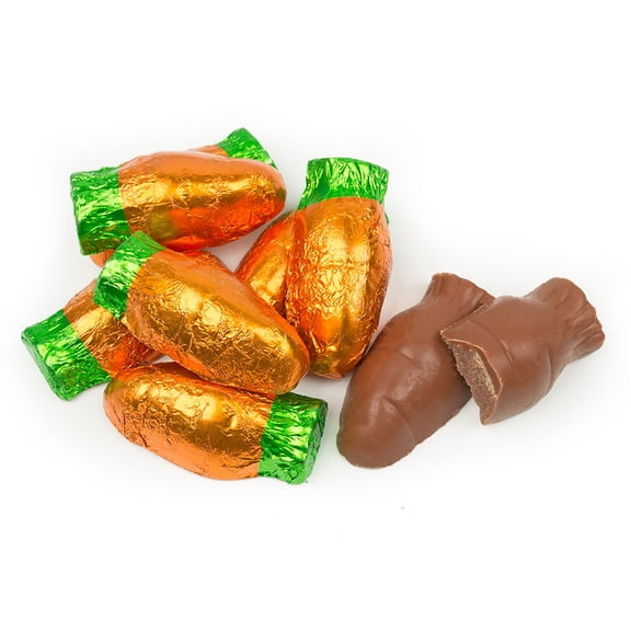 1lb Case Easter Parsnip Pete's Bunny Treats Chocolate Candy In Bulk - 46 ct