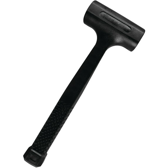 Performance Tool 1936, 16-Ounce Black Dead Blow Hammer - 16oz